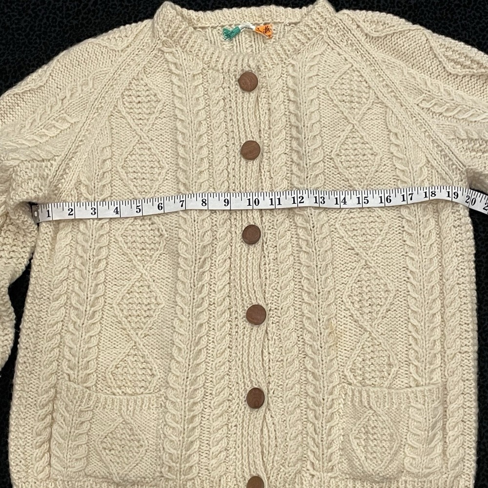 Fisherman‎ Coastal Preppy Sweater Cable Knit Heritage Layering Classic Wool READ - Picture 4 of 9